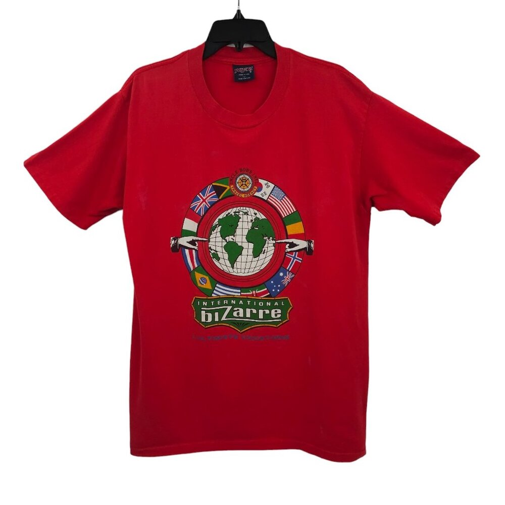 Jansport Uncle Bobs Int'l Travel Agency T Shirt Adult L Vintage Single Stitch